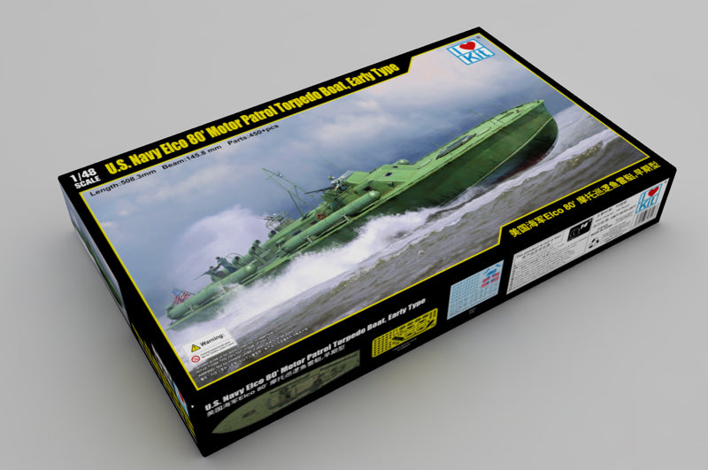 ILOVEKIT 1/48 US Navy Elco 80' Motor Patrol Torpedo Boat Early Type