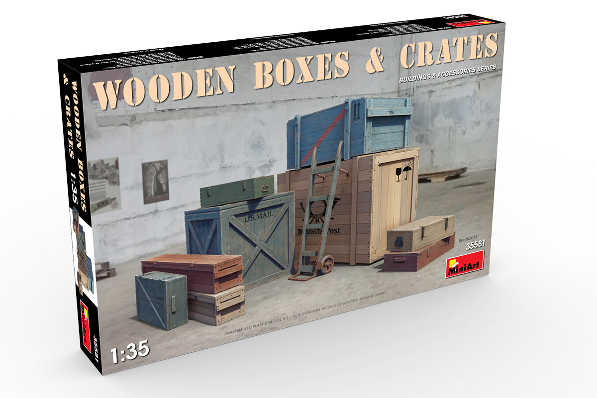 MiniArt 1/35 Wooden Boxes & Crates | 4820183311849