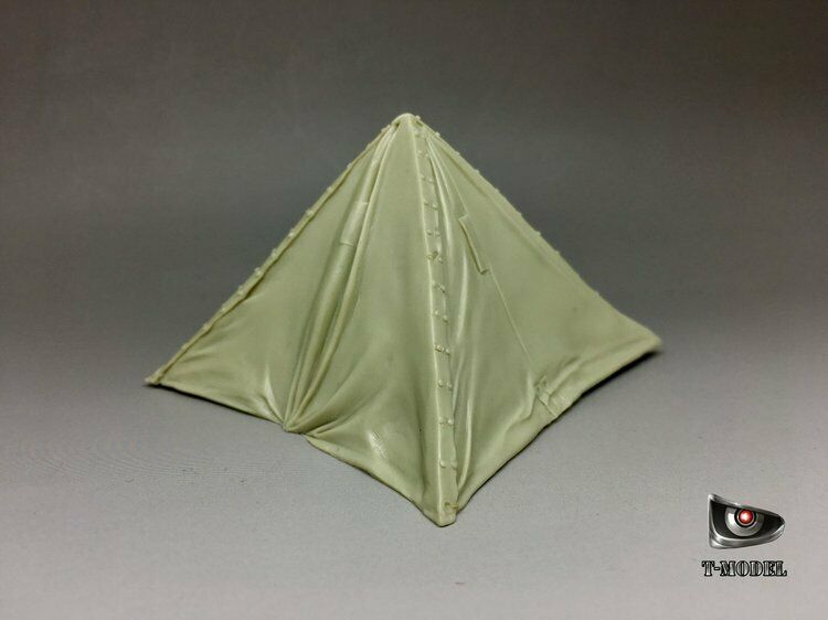 T-Model 1/35 WWII German Zeltbahn M1931 Shelter Quarter & Barrel Canvas Cover Resin Kit