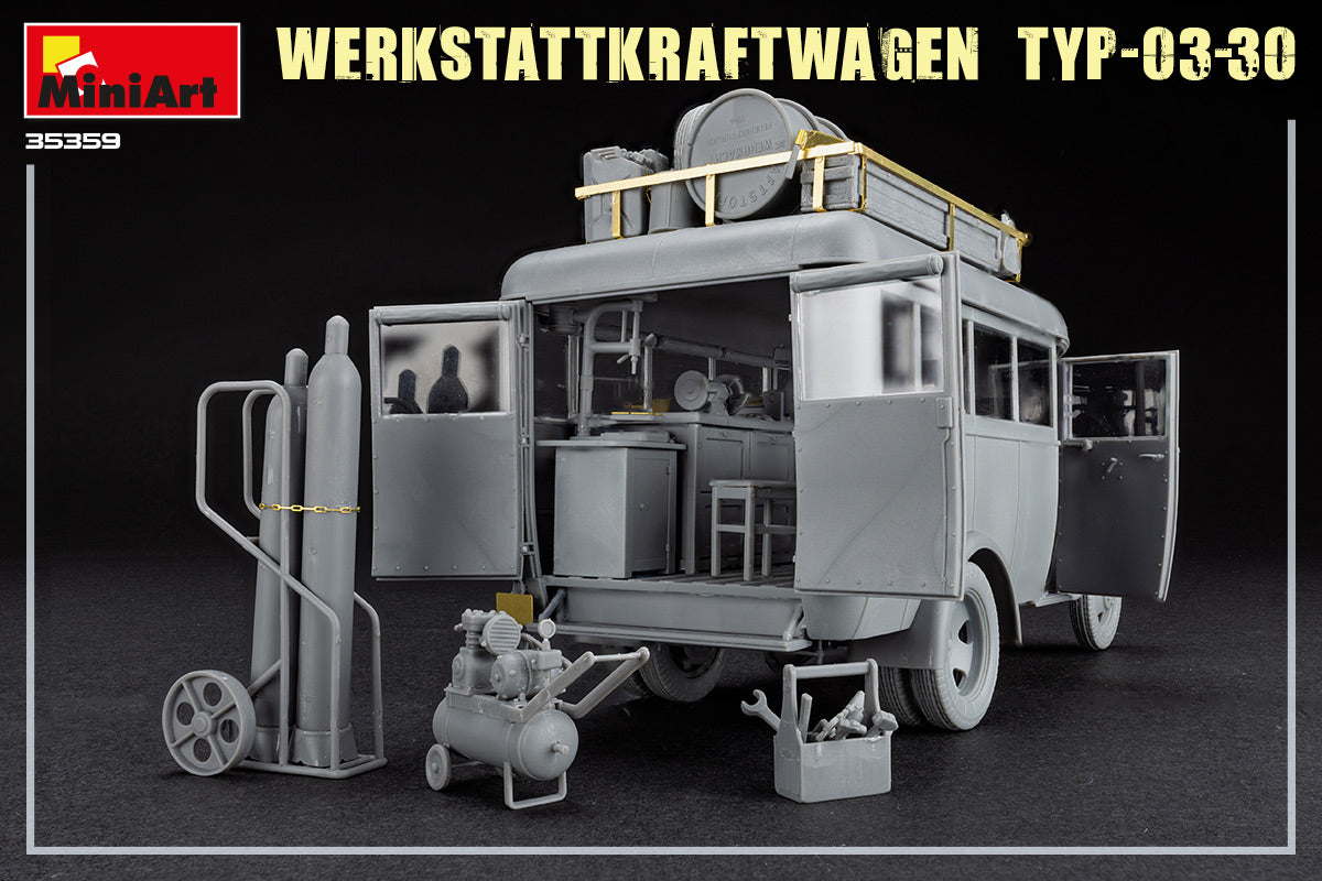 MiniArt 1/35 Werkstattkraftwagen Typ-03-30 1/35 Scale | 4820183313386
