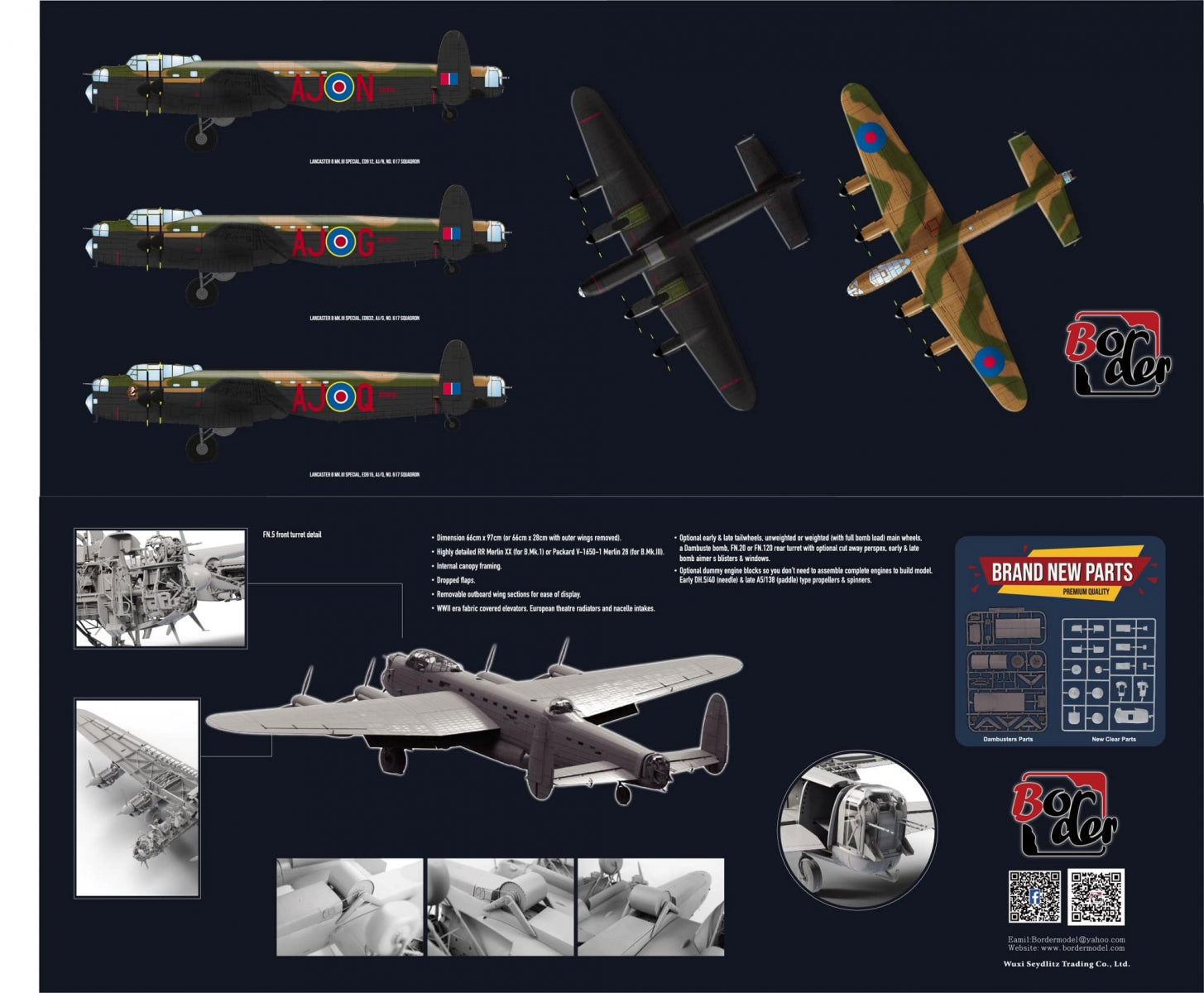 Border Model 1/32 Avro Lancaster B.Mk.III "Dambusters" | 6971995746584