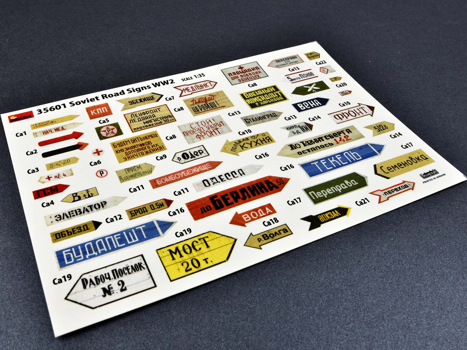 Miniart 1/35 Soviet Road Signs WW2 | 4820183312334