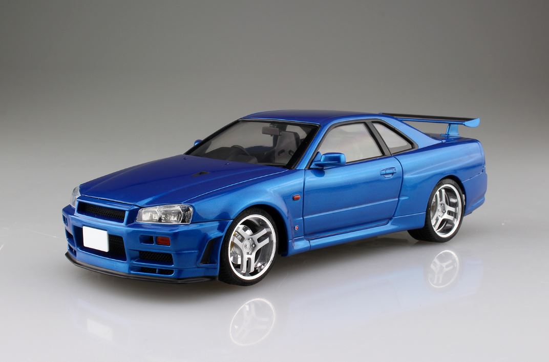 Aoshima 1/24 Initial D HOSINO KOZO BNR34 Skyline GT-R