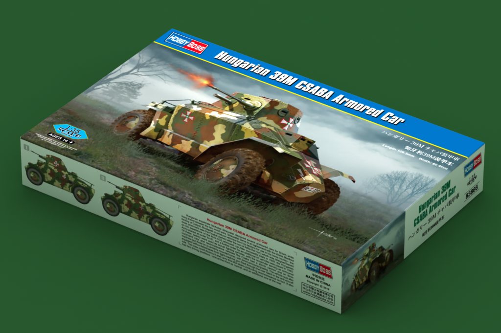 Hobby Boss 1/35 Hungarian 39M CSABA Armored Car | 6939319238665