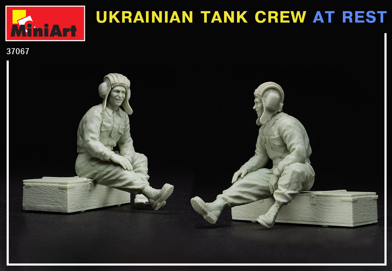 MiniArt Ukrainian Tank Crew At Rest 1/35 Scale | 4820183313300