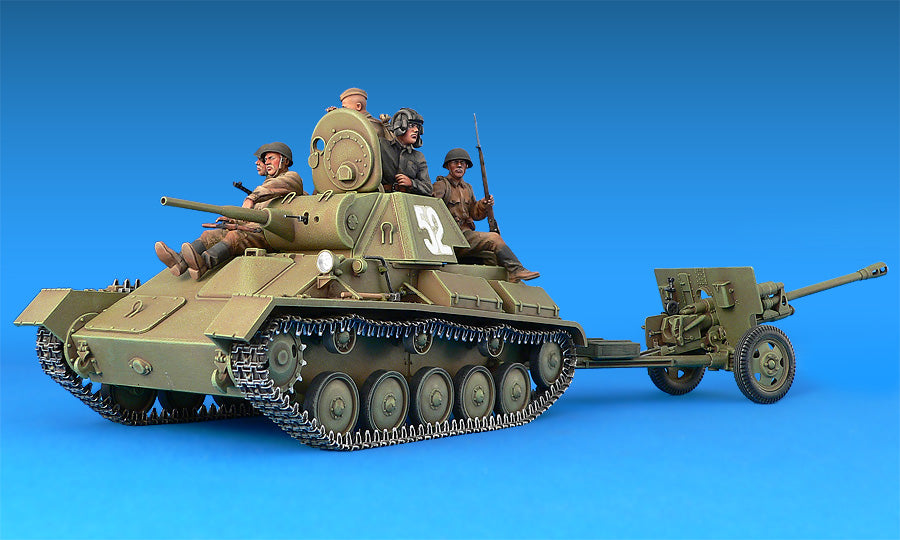 MiniArt Soviet T-70 M & ZiS -3 w/ Crew (1/35) | 4820041101094