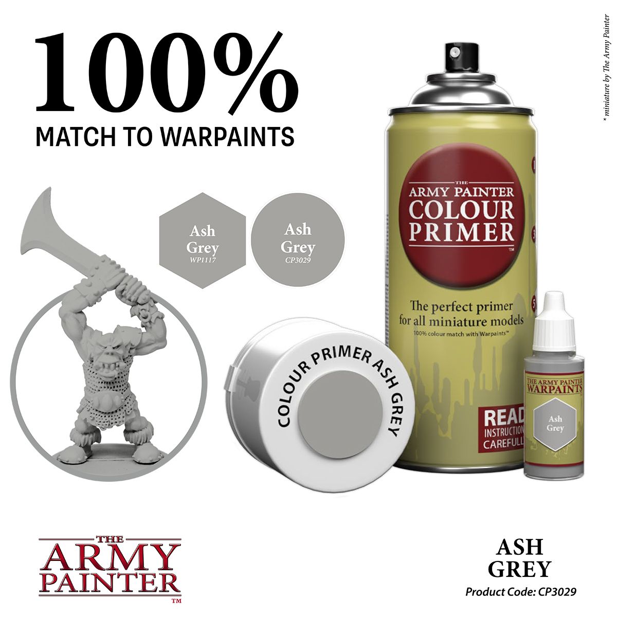 Army Painter Colour Primer - Ash Grey | 5713799302914