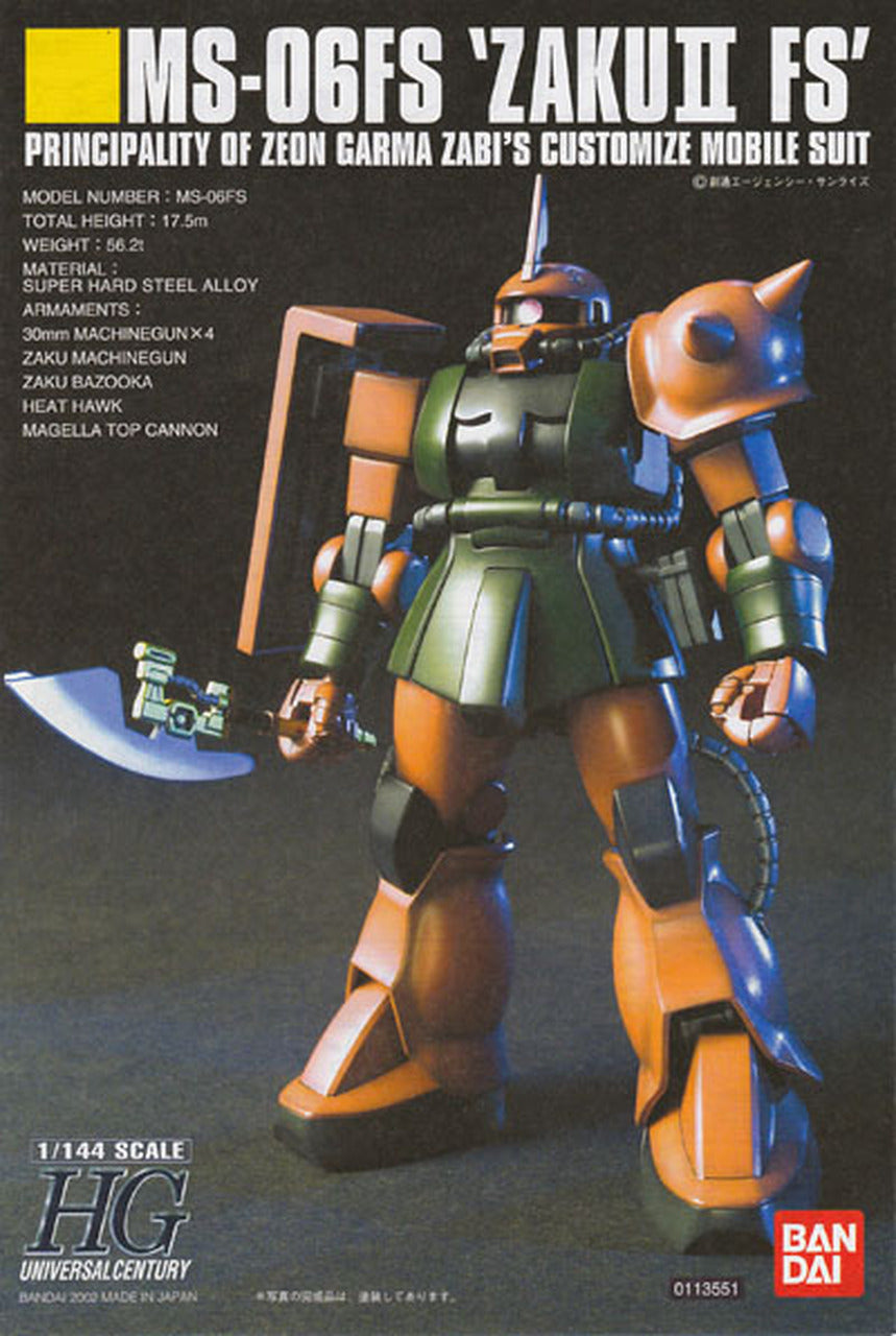 HGUC 1/144 #34 MS-06FS Zaku 2 | 4573102591562