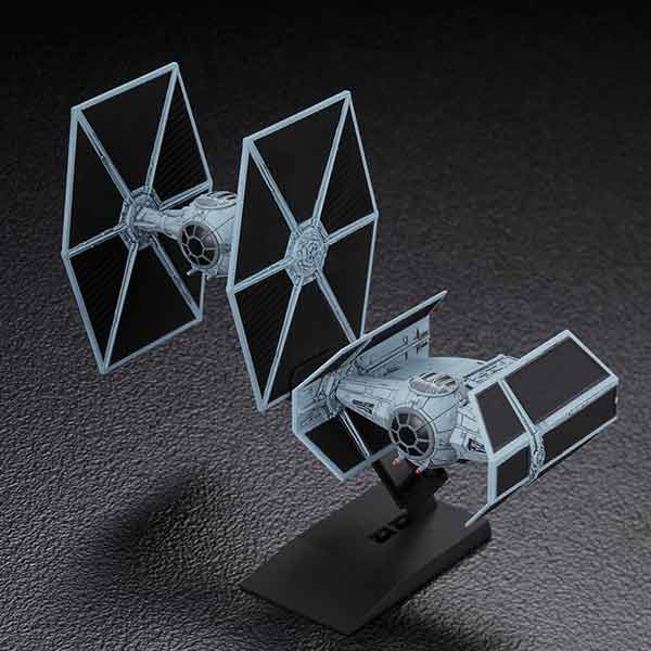 Bandai Star Wars VM 1/144 Tie Advanced x1 and Tie Fighter Set 'Star Wars' | 4549660145028