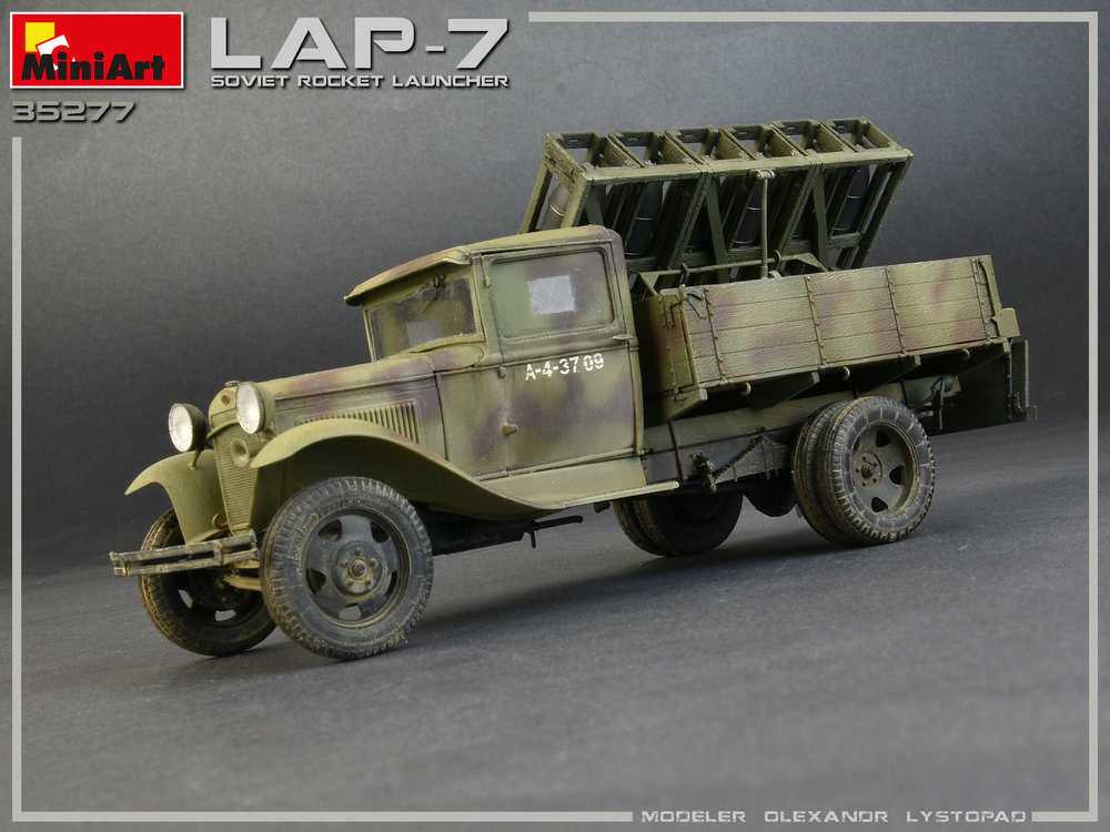 MiniArt 1/35 Soviet Rocket Launcher LAP-7 | 4820183311825