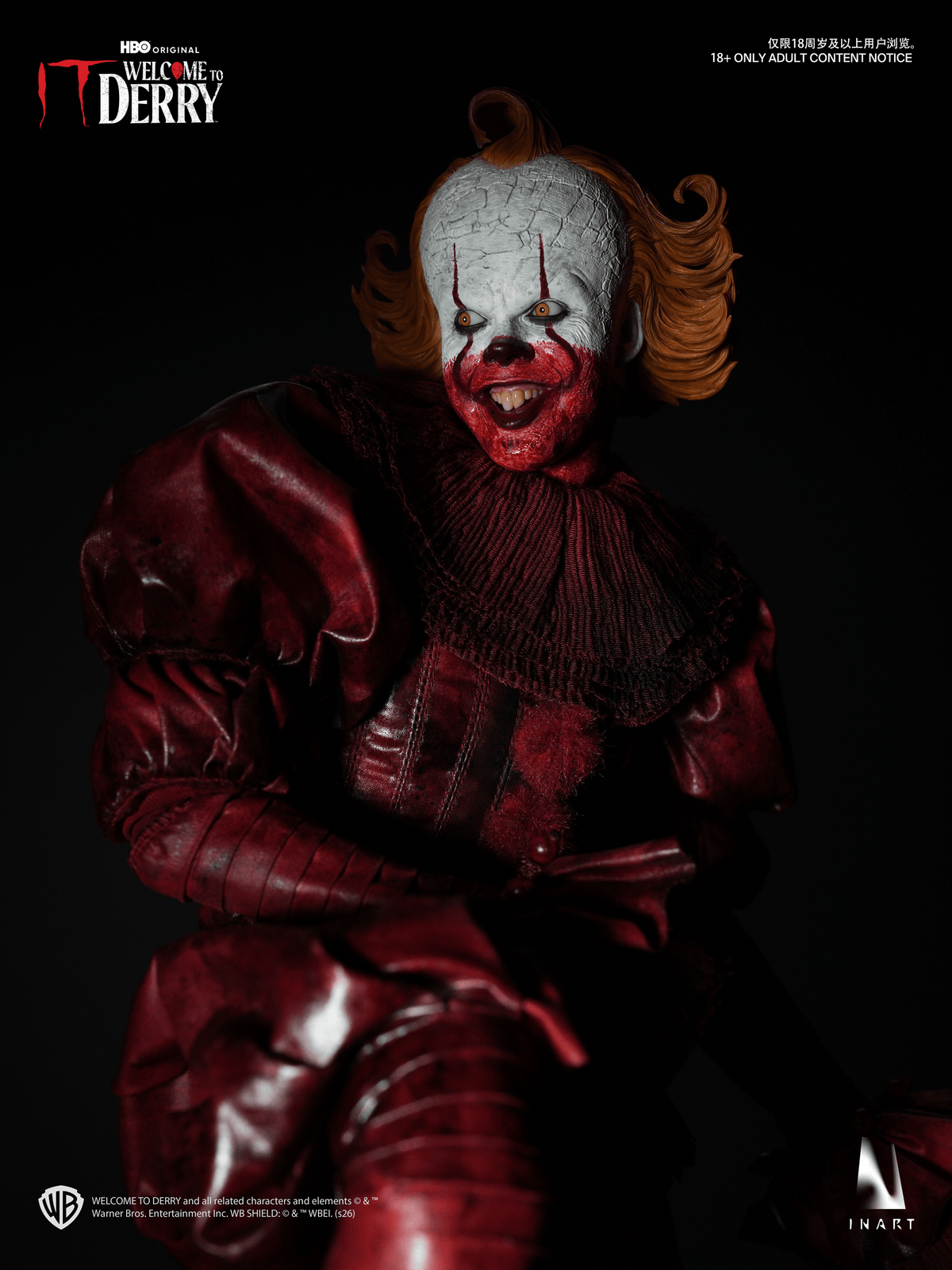 INART - IT: Welcome to Derry Season 1 - Pennywise (Bloody Version) 1/6 Collectible Figure
