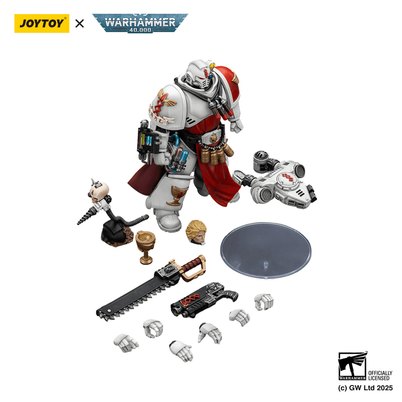 JOYTOY Blood Angels Sanguinary Priest with Heavy bolt pistol, chainsword and narthecium
