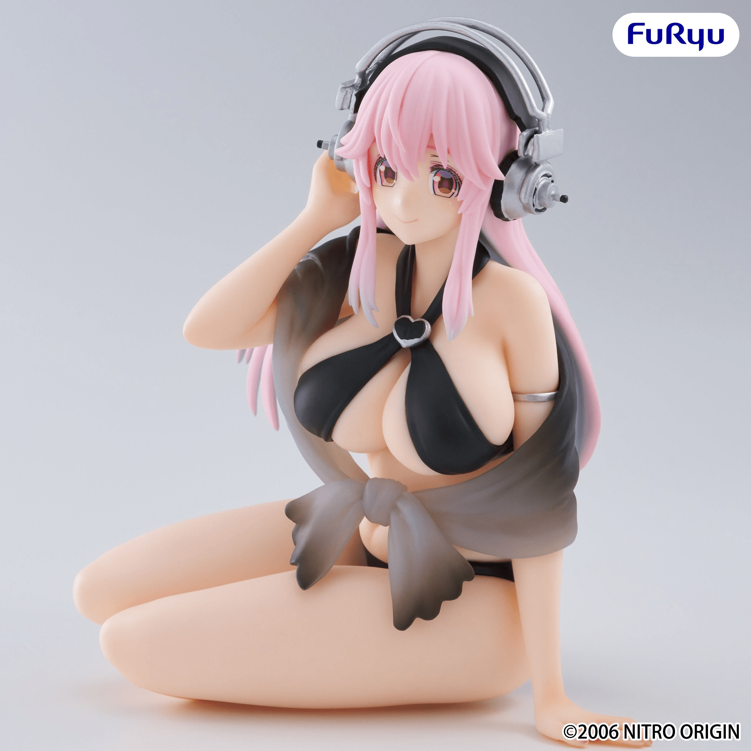 SUPER SONICO Noodle Stopper Figure -Swimsuit Black Color ver.- | 4571623513049