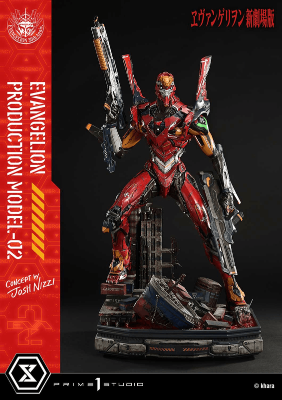 Prime 1 Studio Ultimate Diorama Masterline Evangelion Evangelion Production Model-02 (Concept by Josh Nizzi) Deluxe Version | 4582647122094