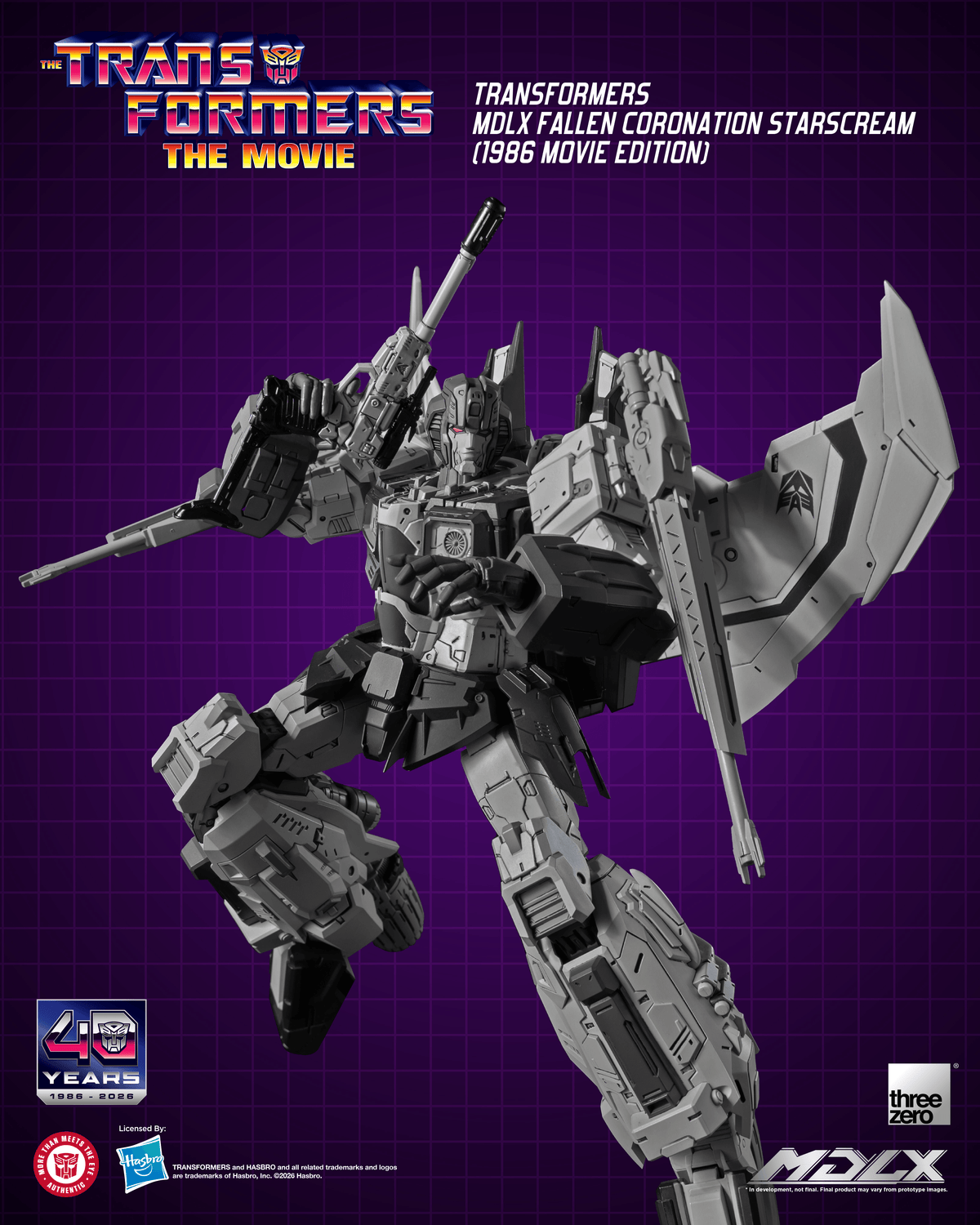Transformers MDLX Fallen Coronation Starscream (1986 Movie Edition)
