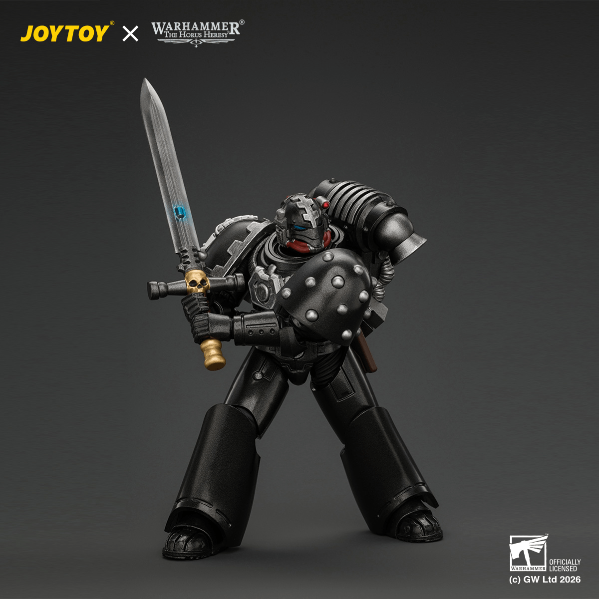 Iron Hands MkVI Tactical Sergeant with Bolter, Plasma Pistol & Power sword