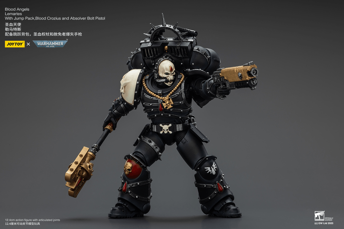 Blood Angels Lemartes With Jump Pack,Blood Crozius and Absolver Bolt Pistol | 6927054402311