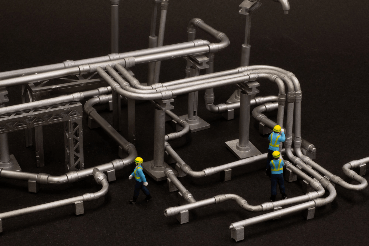 1/150 Scale Structure Kit "Plumbing Set"