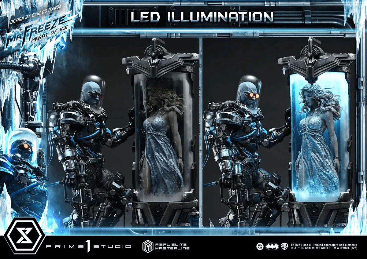 Real Elite Masterline Batman (Comics) Mr. Freeze Heart of Ice (Design by Carlos D'Anda)