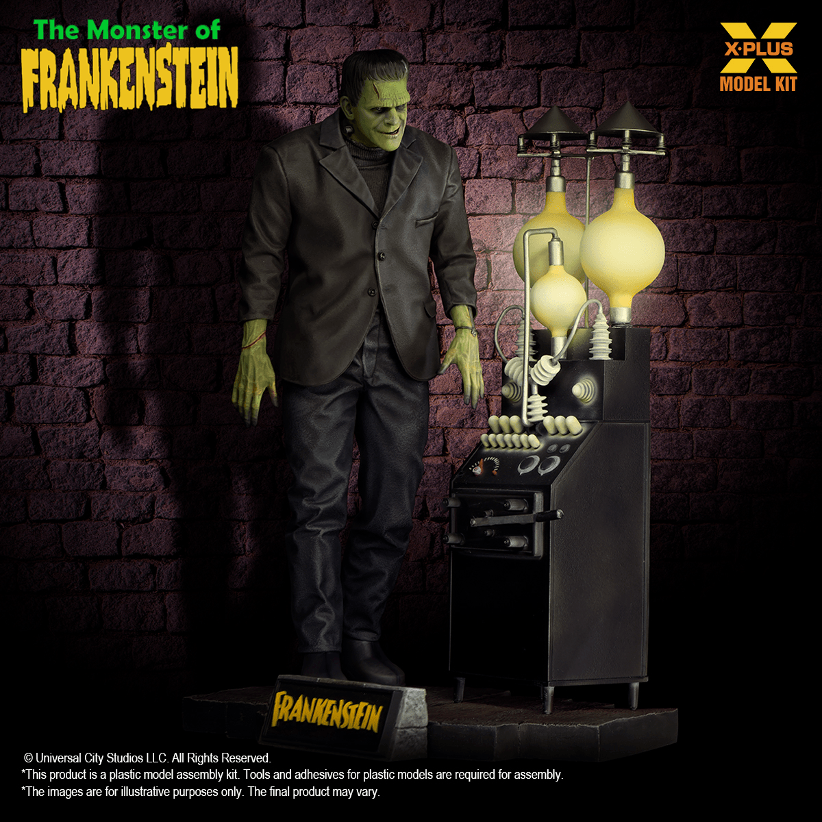 1/8 Scale The Monster of Frankenstein Plastic Model Kit | 4532149023580