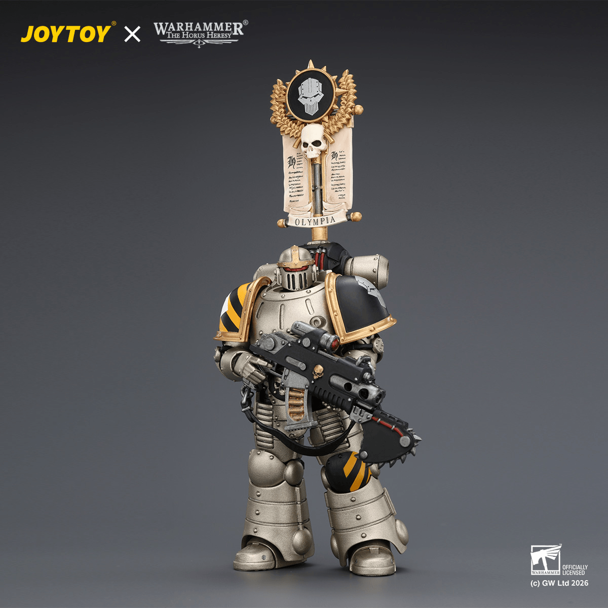 Iron Warriors MkII Legionary1 with Vexilla, Bolter and Bolt Pistol | 6927054404452