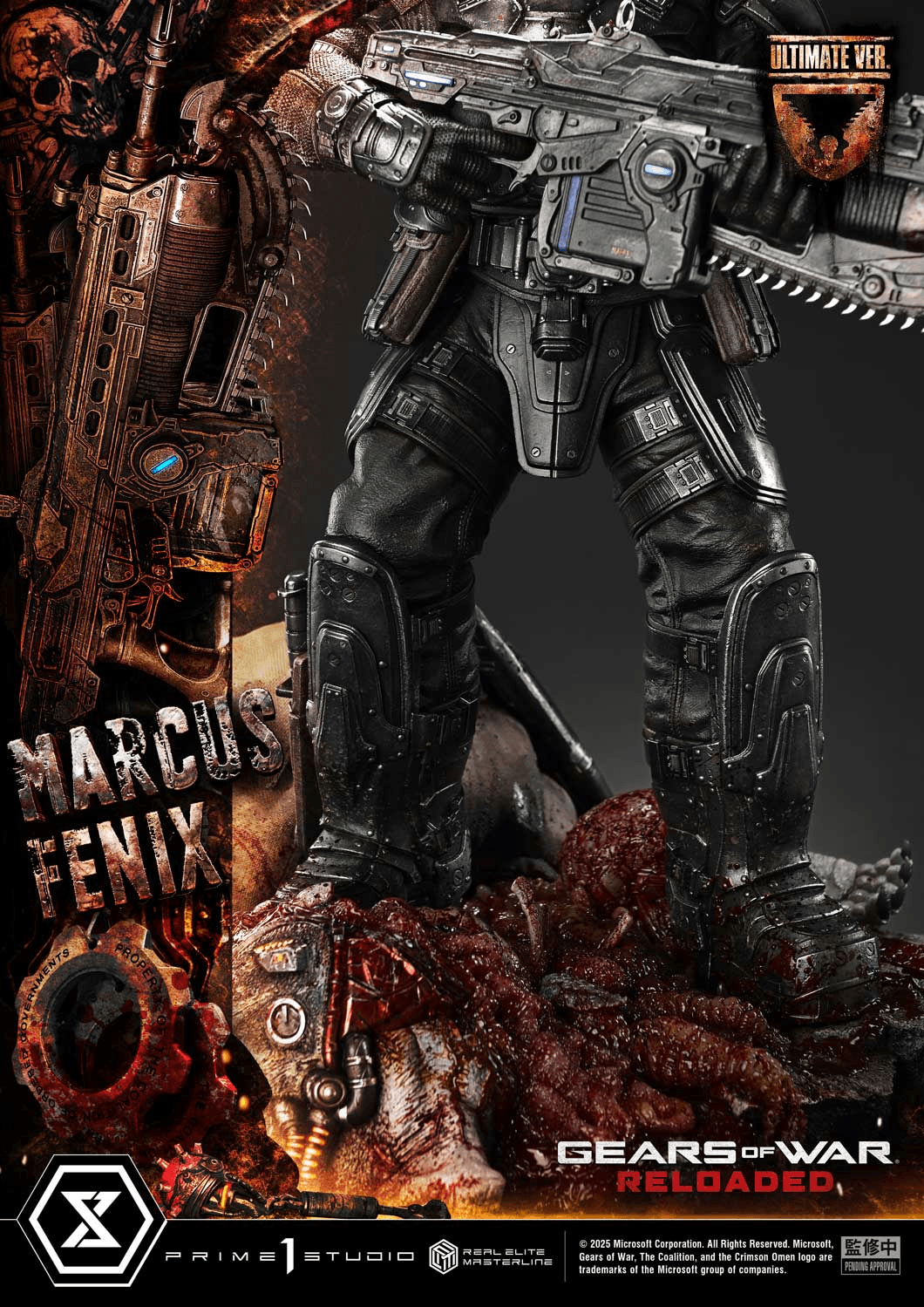 Real Elite Masterline Gears of War: Reloaded Marcus Fenix Ultimate Bonus Version | 4582647123497