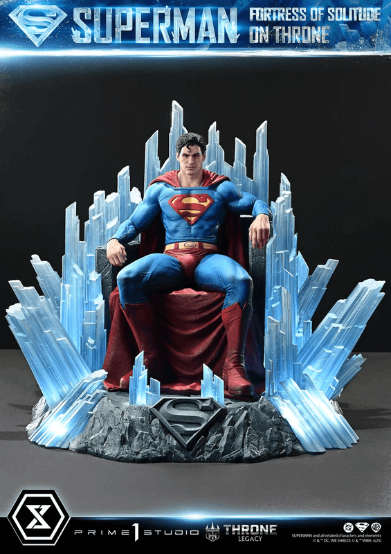 Prime 1 Studio Throne Legacy Superman (Comics) Superman Fortress of Solitude on Throne (Design by Gabriele Dell'Otto) Ultimate Bonus Version | 4582647122162