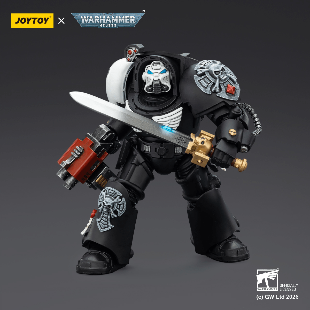Raven Guard Terminator 1 with Power Sword and Storm Bolter | 6927054403240