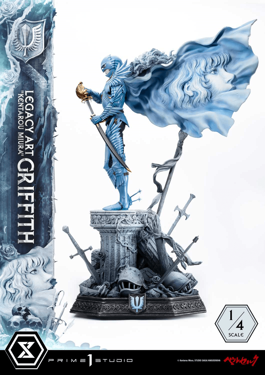 Legacy Art "Kentarou Miura" Berserk Griffith 1/4 Scale