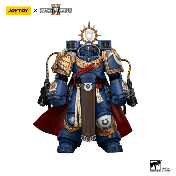 JOYTOY Ultramarines Marneus Calgar, Chapter Master with MKX Gravis Armour and Gauntlets of Ultramar | 6927054401338