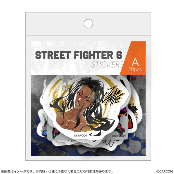 CAPCOM Street Fighter 6 die-cut stickers A set | 4976219134859