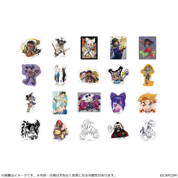 CAPCOM Street Fighter 6 die-cut stickers A set | 4976219134859