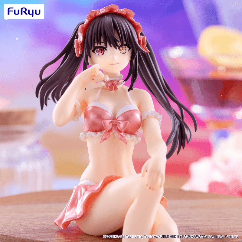 FuRyu Date A LiveⅤ Noodle Stopper Figure -Kurumi Tokisaki Swimsuit Pastel Red Color ver.- | 4571623506751