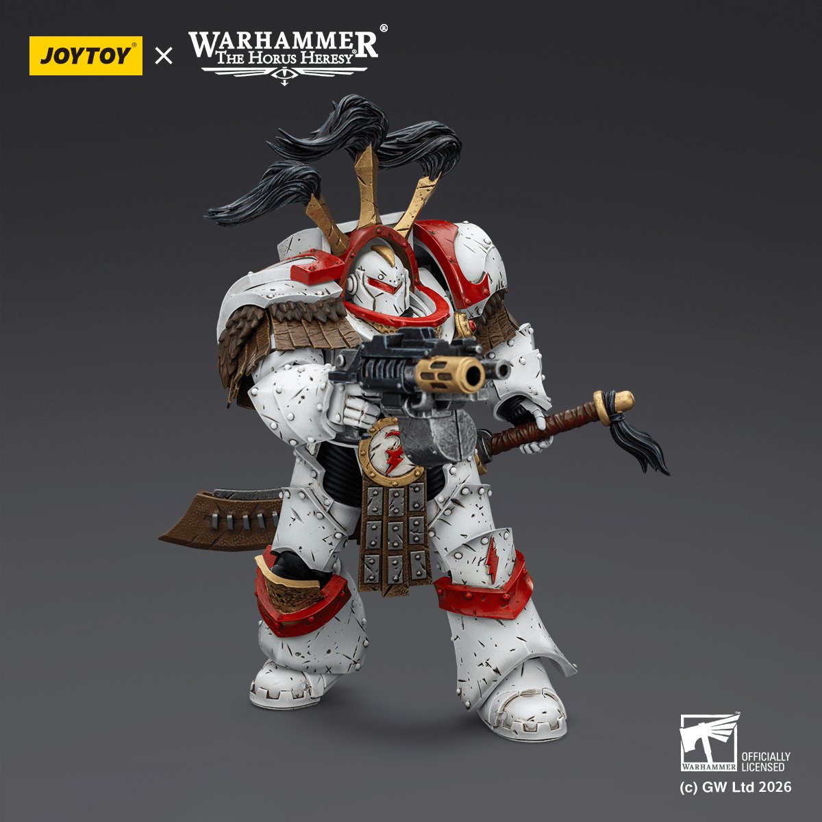 White Scars Legion Praetor in Cataphractii Terminator Armour with Cyber Hawk, Chogorian sword and combi-melta | 6927054403486