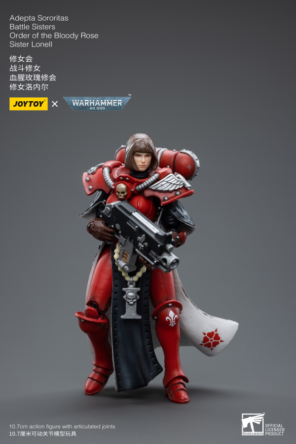 Joy Toy Adepta Sororitas Battle Sisters Order of the Bloody Rose Sister Lonell | 6973130374522