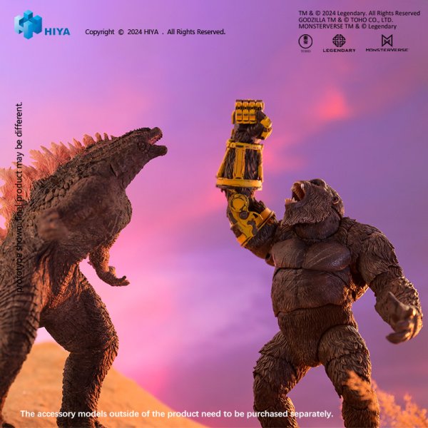 HIYA TOYS Exquisite Basic Series GODXILLA x KONG THE NEW EMPIRE Kong B.E.A.S.T. Glove Ver. | 6957534204371