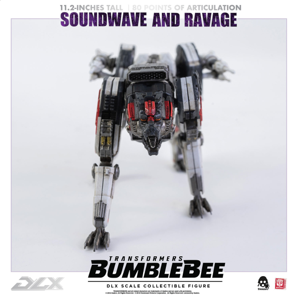 Three Zero Transformers: Bumblebee - DLX Soundwave and Ravage | 4897056202627
