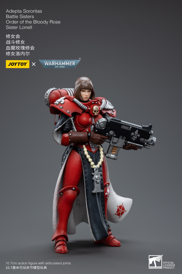 Joy Toy Adepta Sororitas Battle Sisters Order of the Bloody Rose Sister Lonell | 6973130374522