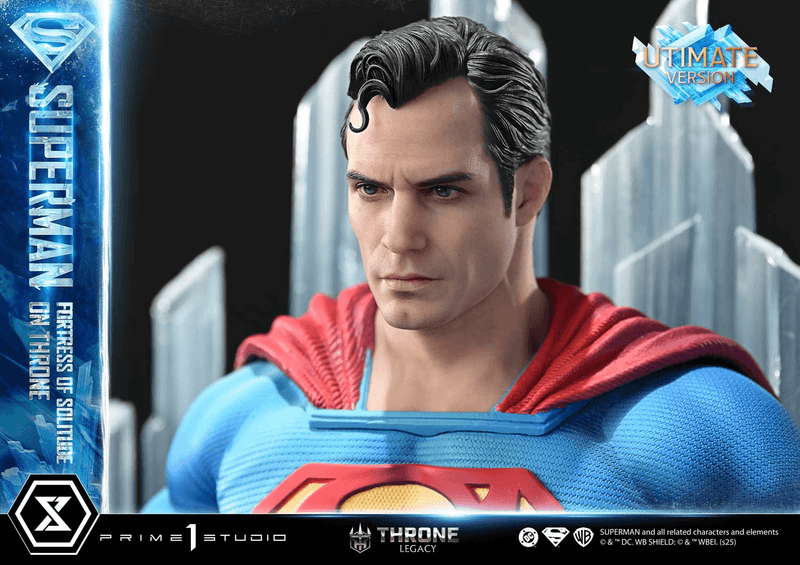 Prime 1 Studio Throne Legacy Superman (Comics) Superman Fortress of Solitude on Throne (Design by Gabriele Dell'Otto) Ultimate Bonus Version | 4582647122162