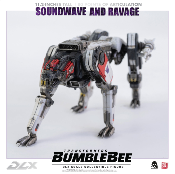 Three Zero Transformers: Bumblebee - DLX Soundwave and Ravage | 4897056202627