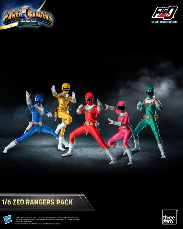 Three Zero Power Rangers Zeo - FigZero 1/6 Zeo Rangers Pack | 4895250810464
