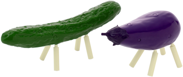 Syuto Seiko Shoryo Uma Plastic Model Cucumber & Eggplant | 4580620730663