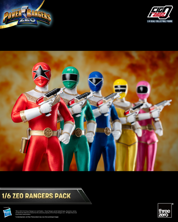 Three Zero Power Rangers Zeo - FigZero 1/6 Zeo Rangers Pack | 4895250810464