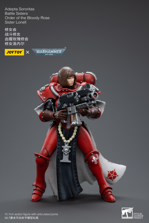 Joy Toy Adepta Sororitas Battle Sisters Order of the Bloody Rose Sister Lonell | 6973130374522