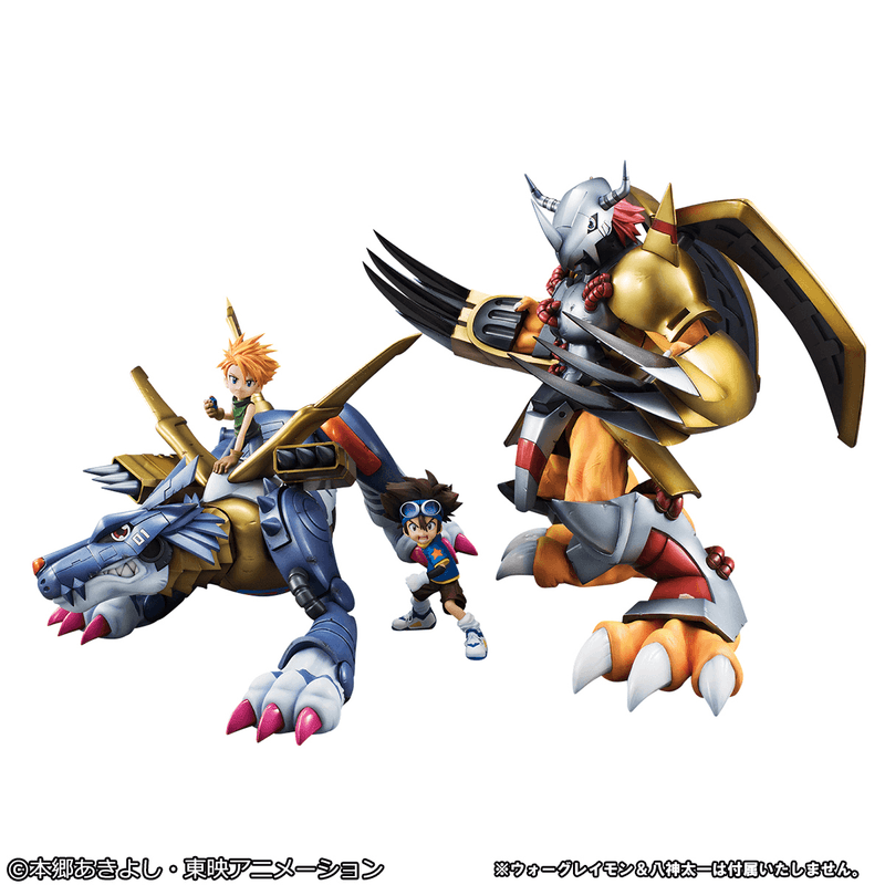 MegaHouse Precious G.E.M. Series Digimon Adventure Metal Garurumon & Ishida Yamato (Repeat) | 4535123843822