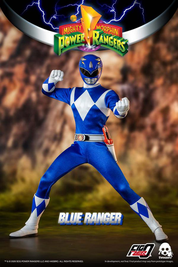 Three Zero Mighty Morphin Power Rangers - FigZero 1/6 Blue Ranger | 4897056203174