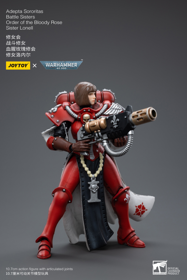 Joy Toy Adepta Sororitas Battle Sisters Order of the Bloody Rose Sister Lonell | 6973130374522