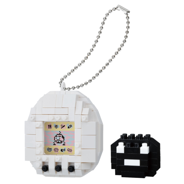 Kawada First Generation Tamagotchi (White), "Tamagotchi", Nanoblock Character Collection Series (Box/12) | 4972825233962