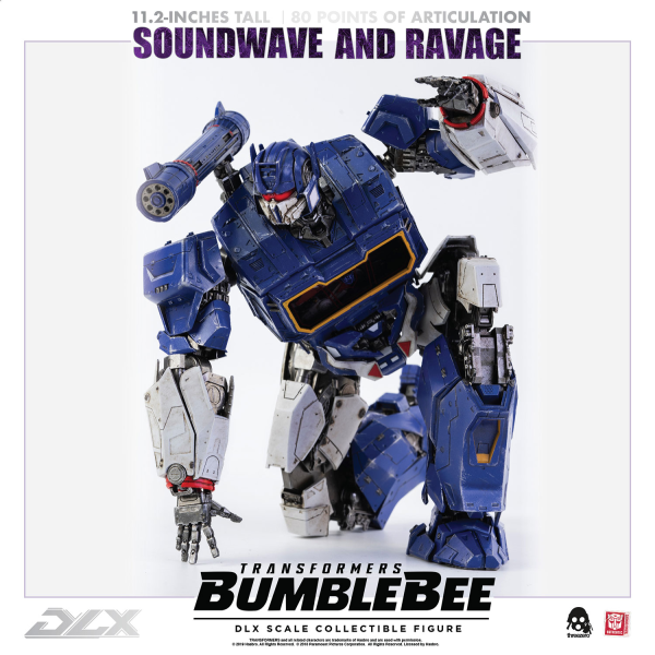 Three Zero Transformers: Bumblebee - DLX Soundwave and Ravage | 4897056202627
