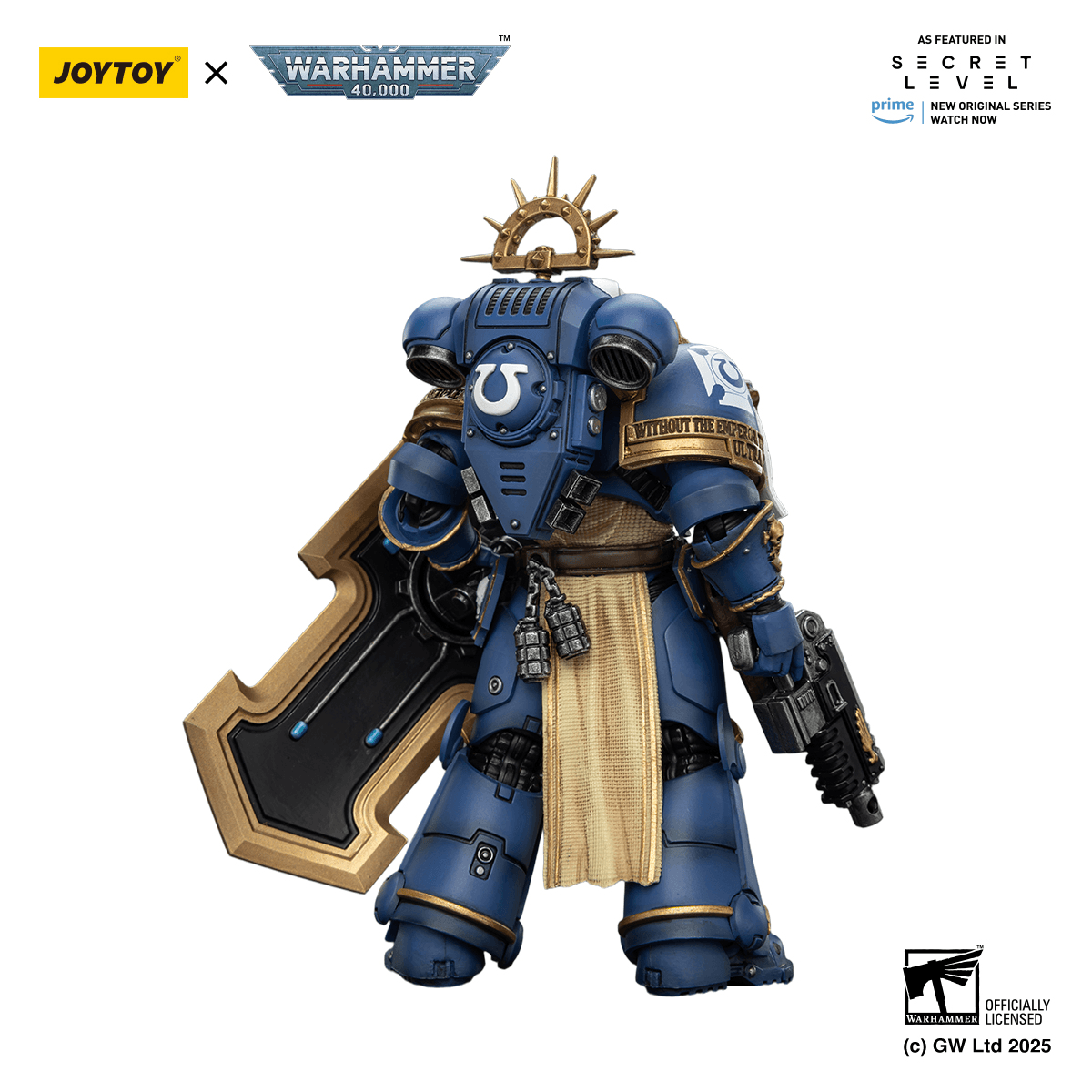 Ultramarines Levantus with Power Sword, Stormshield and Bolt Pistol | 6927054402793